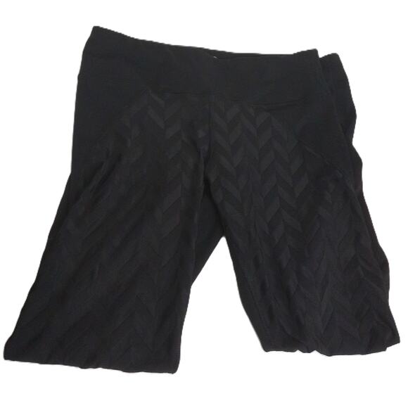 90 Degree By Reflex Tone On Tone Chevron Full Length Leggings Size Medium - Picture 5 of 6